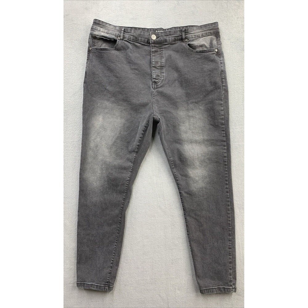 Man Boohoo Man Denim Jeans Men's Size 46x29 Button Fly Factory Distressed